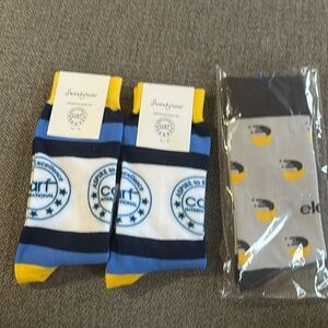 Three pairs of mens socks